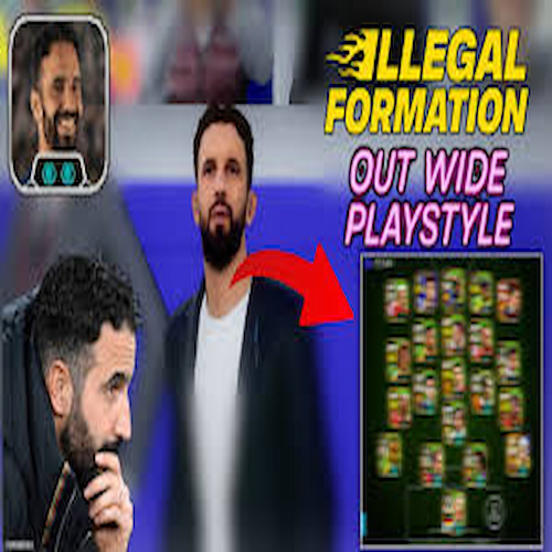 Ruben Amorim efootball Formation for Out Wide