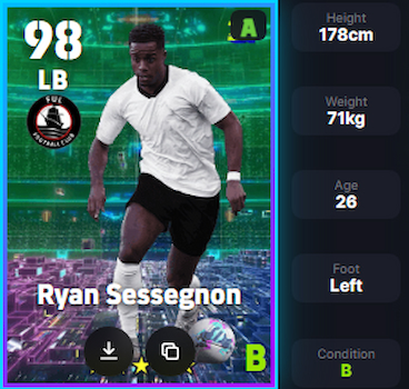 English League Selection Guardians 7 Sep '26 ryan sessegnon